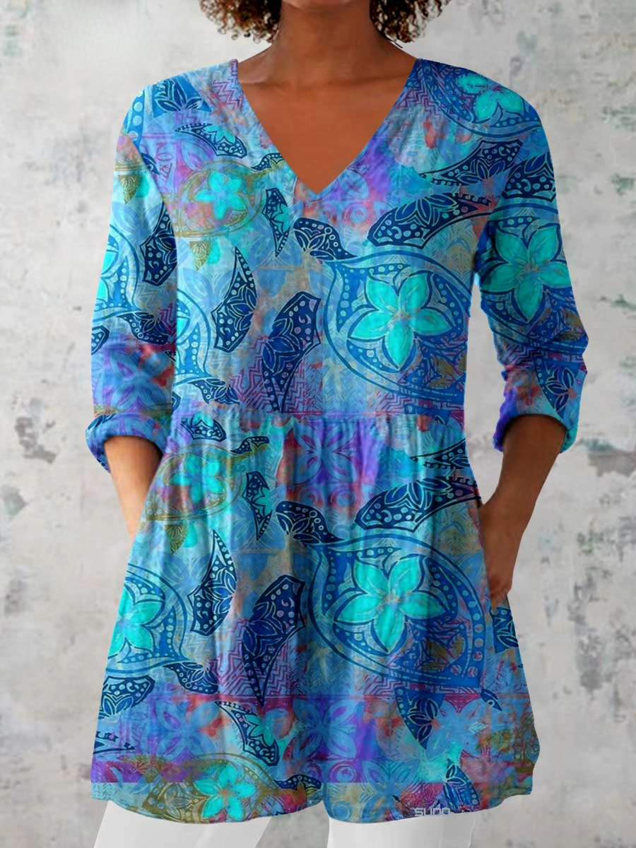 Lilia | Blusa larga con escote en V