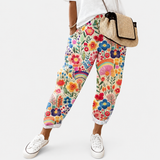 Pantalones Cómodos Jardín Arcoíris