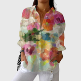 Blusa ligera y colorida estampada