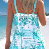 Paige | Conjunto de Tankini Floral Vibrante