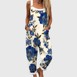 Peto Mercedes azul con flores