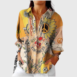 Blusa ligera y colorida con estampado