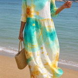 Vestido casual de mujer con estampado floral