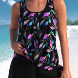 Helena | Tankini floral que favorece la figura sin marcar