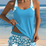 Blanca | Conjunto Tankini que Cubre Barriga y Trasero