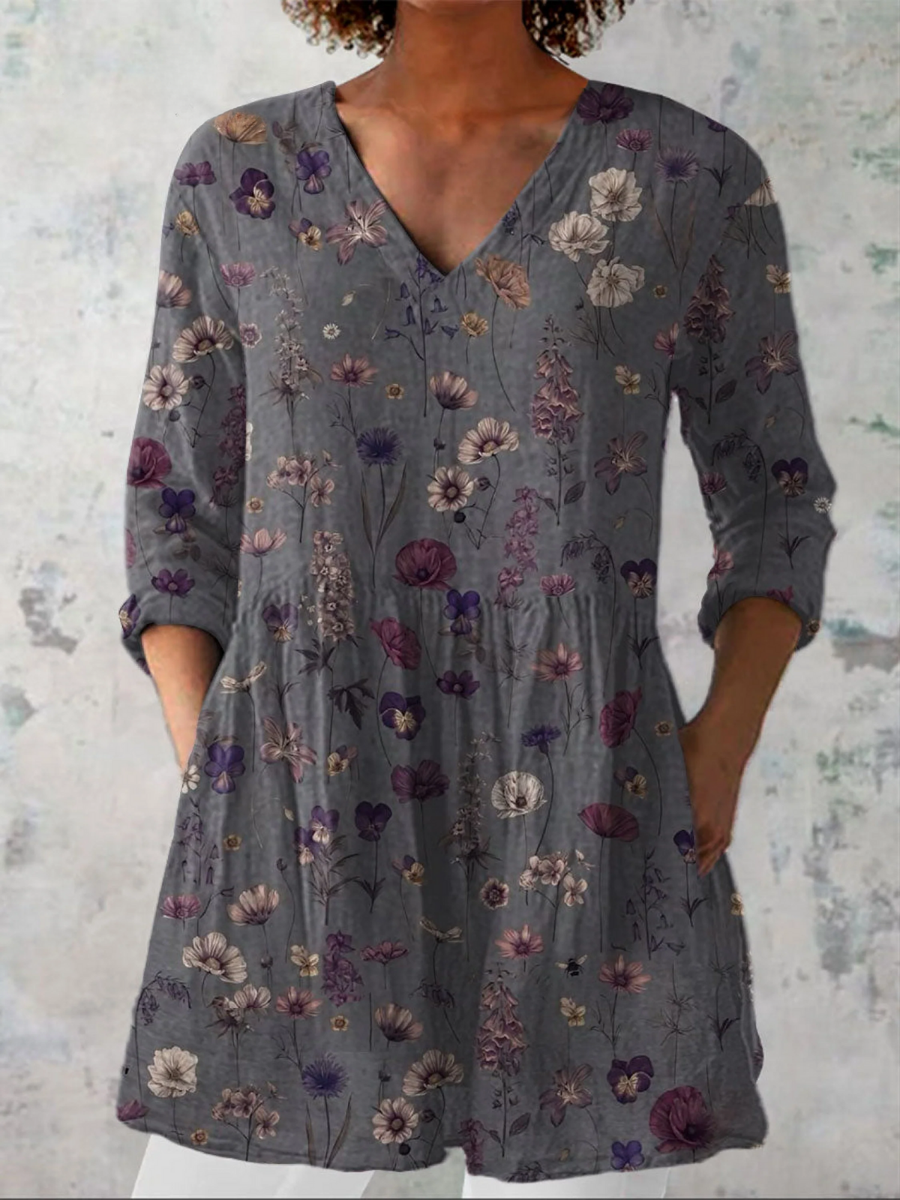 Kassidy | Blusa larga con escote en V
