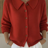 Vega | Chaqueta de Punto con Cuello Camisero