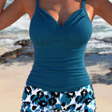 Gabby | Tankini acanalado que cubre y no aprieta
