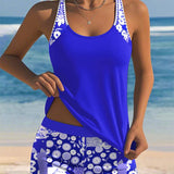 Blanca | Conjunto Tankini que Cubre Barriga y Trasero