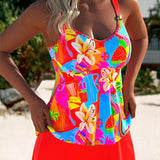 Eleanor | Chic Floral Tankini Swim Dress