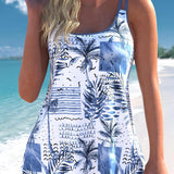 Paige | Conjunto de Tankini Floral Vibrante