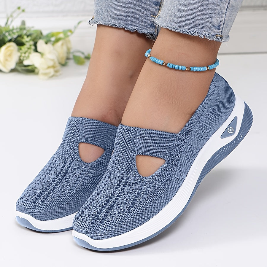 Zapatillas deportivas fáciles de poner, comodidad estable