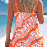 Paige | Conjunto de Tankini Floral Vibrante