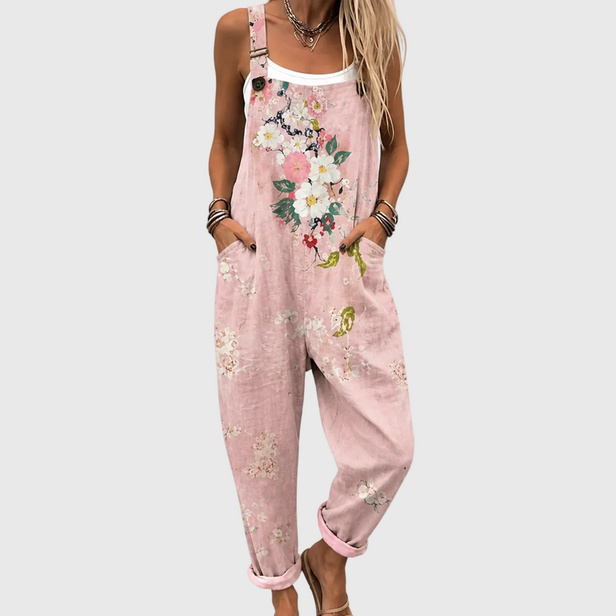 Peto Clara rosa con flores