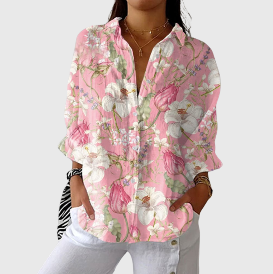 Blusa ligera y colorida con estampado