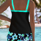 Miriam | Conjunto de tankini elegante de dos piezas