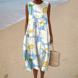 Vestido de verano cómodo sin mangas