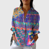 Blusa ligera y colorida con estampado