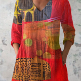 Indira | Blusa larga en V
