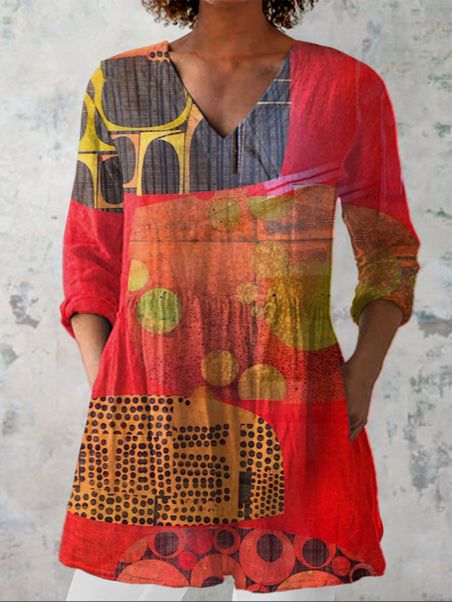 Indira | Blusa larga en V