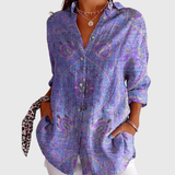 Blusa ligera y colorida con estampado