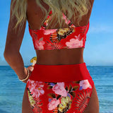 Jolina | Bikini floral que no pasa desapercibido
