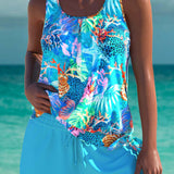 Trudy | Conjunto de tankini que controla y disimula la barriga