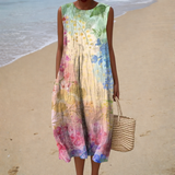 Vestido de verano cómodo sin mangas