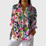 Blusa ligera y colorida con estampado