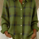 Candela | Chaqueta de Punto de Cuadros