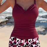 Gabby | Tankini acanalado que cubre y no aprieta