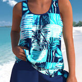 Helena | Tankini floral que favorece la figura sin marcar