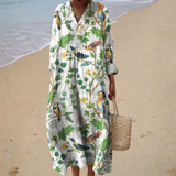 Vestido de verano estampado favorecedor