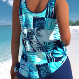 Helena | Tankini floral que favorece la figura sin marcar