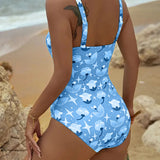 Clara | Tankini Impreso de Una Pieza