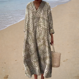 Vestido de verano estampado favorecedor