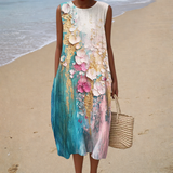 Vestido de verano cómodo sin mangas