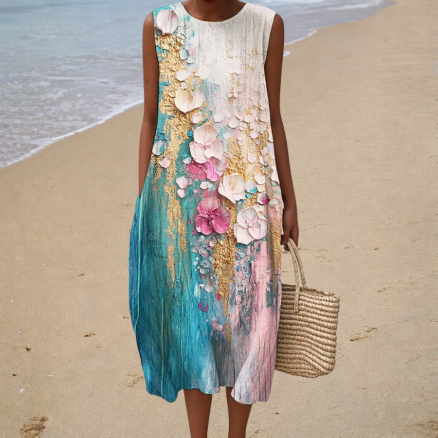 Vestido de verano cómodo sin mangas