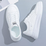 Zapatillas blancas chic de comodidad ligera