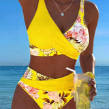 Jolina | Bikini floral que no pasa desapercibido