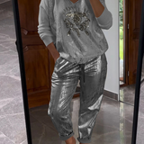 Arlise - Conjunto Casual Elegante de Dos Piezas