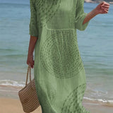 Vestido casual de mujer bordado
