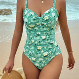 Clara | Tankini Impreso de Una Pieza