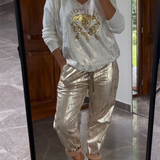 Arlise - Conjunto Casual Elegante de Dos Piezas