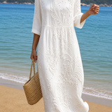 Vestido casual de mujer con estampado floral