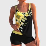 Maribel | Conjunto de baño floral que cubre el vientre