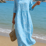 Vestido casual de mujer con estampado floral