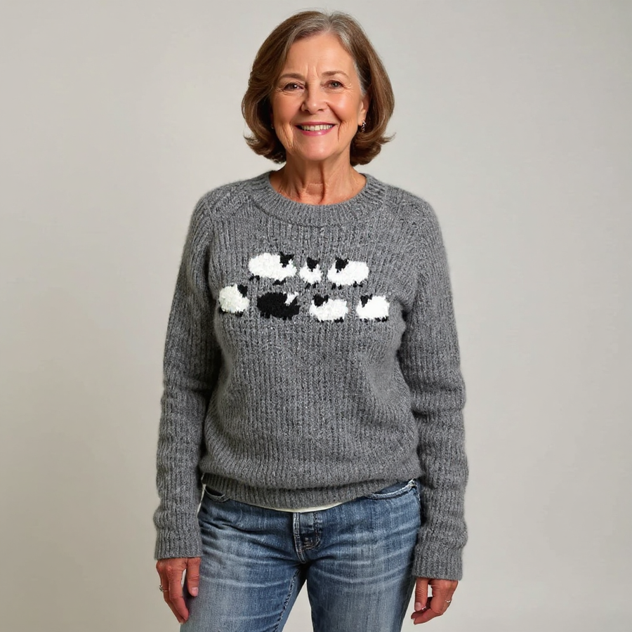 Amanda | Jersey de punto vintage estilo isla