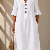 Alba™ | Vestido de Botones