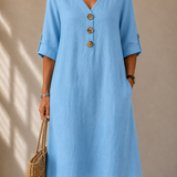 Amelia™ | Vestido de Botones